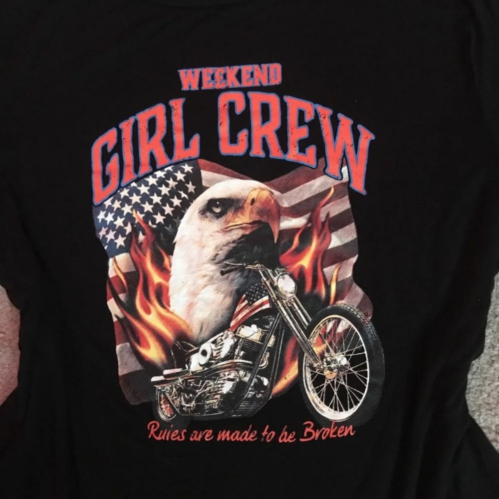 Divided Retro Motorcycle Tee - Picture 2 of 3